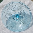Mayfair "Open Rose" Blue Butter with Lid from Hocking Glass 1931-1937 — photo 4