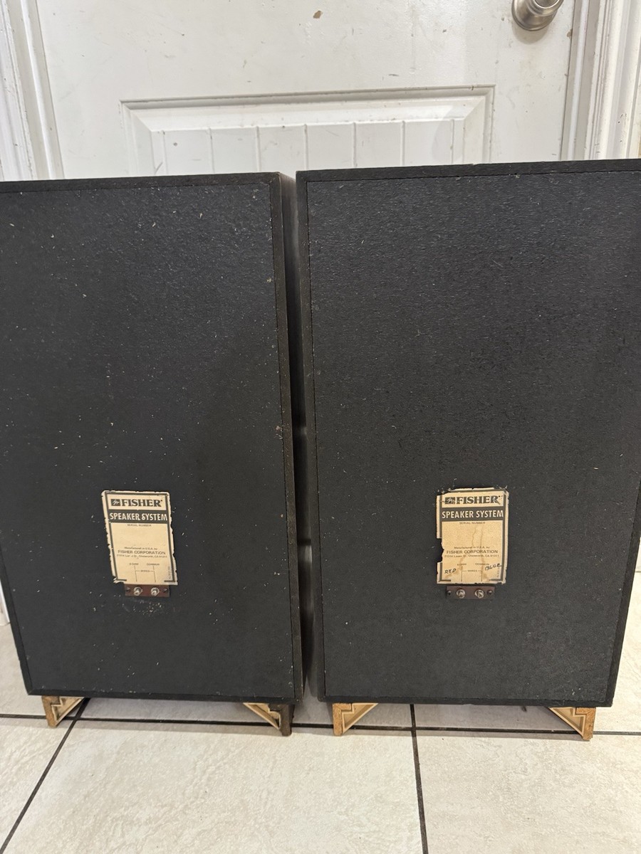 Vintage Fisher Speakers NL-8221-104 | eBay