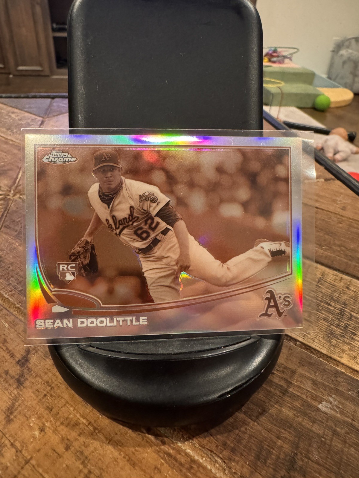 Sean Doolittle 2013 Topps Chrome #147 Sepia Refractors Athletics RC Rookie 46/75