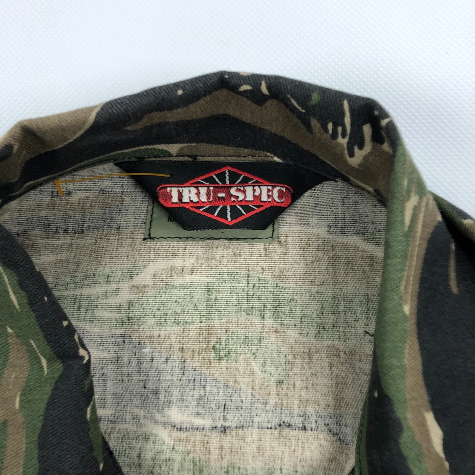 Tru Spec Tiger Stripe Camo Shirt Mens XS Canvas Coat - Image 4 of 4