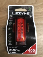 Lezyne Strip Drive Pro 400+ Taillight, Black