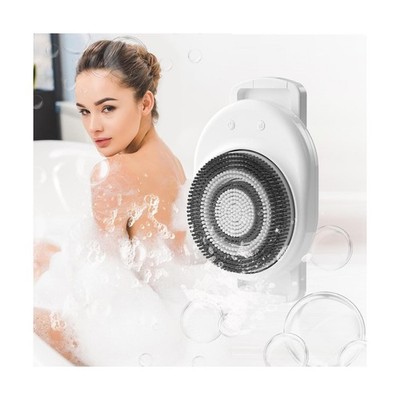 Electric Body Brush, Wall-Mounted Body Brush with Soft Bristles, Rechargable ...