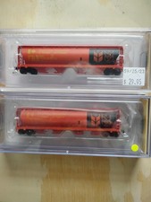 Bachmann N Scale Canadian Cylindrical 4-Bay Grain Hoppers Pack of 2