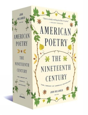 American Poetry: The Nineteenth Century: The Library of - HardBack NEW Hollander
