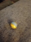Blue & Yellow Swirl Style Glass Toy Marble Single Piece, Ages 17 Years & Up — photo 1