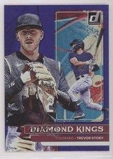 2022 Panini Donruss Diamond Kings Holo Purple Trevor Story #29 0m0g