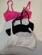 Fruit of The Loom Girls Bra Size 28 4-6 Pack of 3 Assorted Colors New with Tags