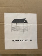 Image of Small Single Sized House Bed 160x80 CM New In Box Collection Only