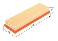 Bosch Luftfilter 1 457 433 531 FüR Opel Renault Nissan