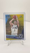 2023-24 Bowman University Chrome - Tyler Burton #84 Yellow Refractor /75 (RC)