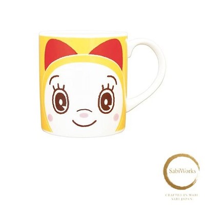 New Kaneshotouki Doraemon Dorami Mug Approx. 300ml Face Up Made in Japan 007125