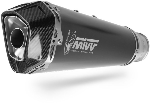 Mivv Sport Delta Race Schwarzer EDELSTAHL-SCHALLDÄMPFER FÜR BMW F 750 GS 2018--image