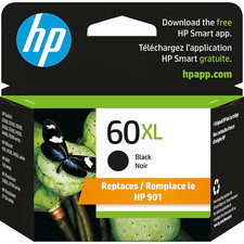 HP 60XL Black Ink Cartridge Warranty end 2024