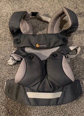 Ergobaby Four Position 360 Cool Air Baby Carrier Carbon Grey Mesh