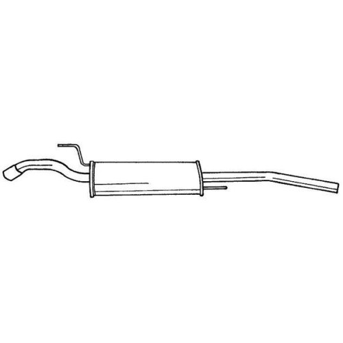 Silencieux arrière Sigam 60621 longévité supérieure acier renforcé VW