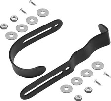 Mailbox Latch and Handle Kit, Metal Door Replacement Parts, Easy Install, Black