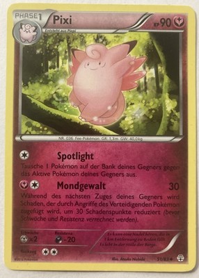 Pokemon Pixi 51/83 Generationen Deutsch