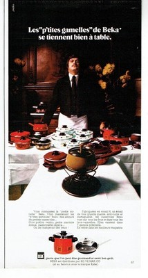 Werbung Advertising 1225 1973 Beka die kleinen Schüsseln Tischkunst