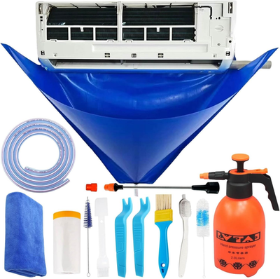 #ad Mini Split Cleaning Kit Bag with 2L High Pressure Sprayer Air Conditioner Clean $64.51
