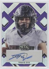 2022 Leaf Metal Draft Portrait Purple Prismatic 7/25 Travis Dye #PA-TD1 Auto 4z8