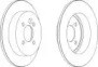 DDF1128C BREMSSCHEIBEN SATZ HINTEN FERODO 2PCS NEU OE QUALITÄT - Bild 3 von 6