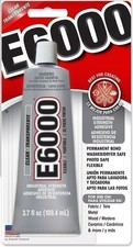 Eclectic Products 230012 3.7 oz Amazing E-6000 Craft Adhesive Uncarded, Clear...