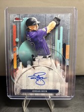 2025 Topps Finest - Finest Autographs Jordan Beck #FA-JB Refractor (AU)
