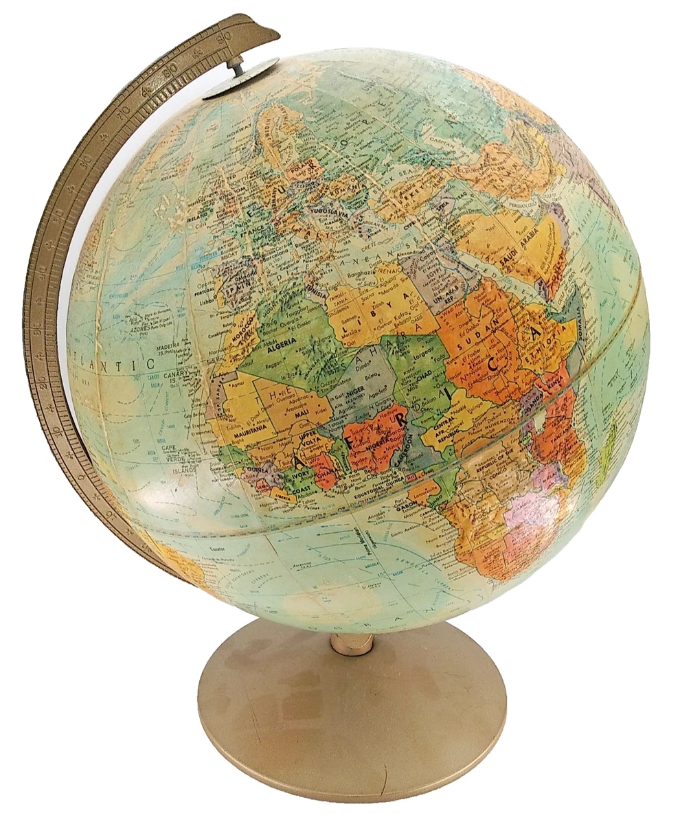 Replogle 1960-1969 Date Range 9 to 12in. Inches Diameter Antique