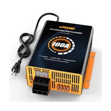 100 Amp RV Power Converter, 120V AC to 12V DC Battery Charger with Multi Smar...