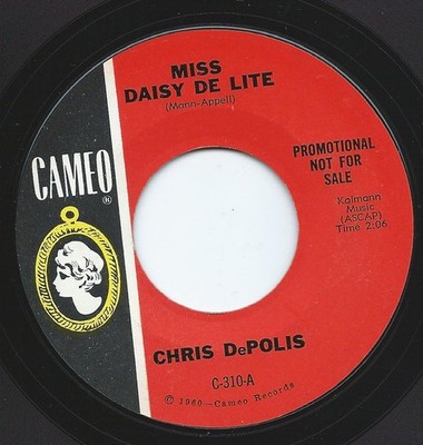 Chris DePolis - Miss Daisy De Lite / View From My Window - Us - Promo - G8100z