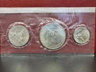1976 U.S.Mint Bicentennial Silver Uncirculated Set 3 Coin 40% Silver OGP Red Env — photo 7