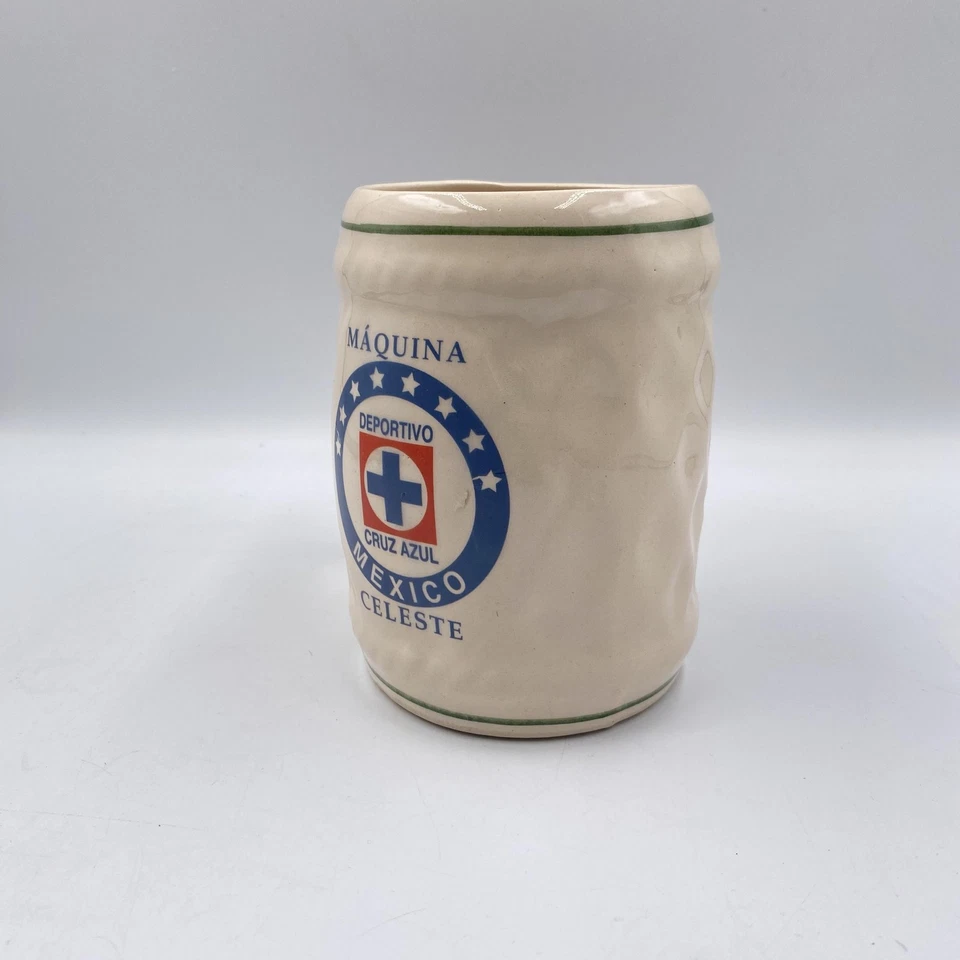 Cruz Azul Maquina Celeste马克杯啤酒斯坦墨西哥足球迷杯蓝色陶瓷 — 第 2/4 张图片
