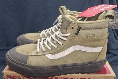 Vans MTE Sk8 Hi WP Boots Olive Drab Men SZ 7.5 Women 9 New No Box Top Defects