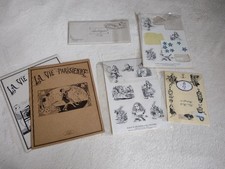 Antique pattern Alice in Wonderland memo pad letter set