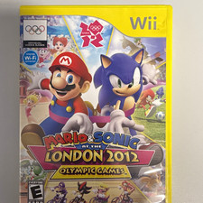 SEGA Mario & Sonic London 2012 Olympic Games Nintendo Wii 2011 E NTSC Manual