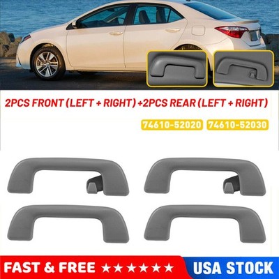 Front + Rear Inner Roof Ceiling Pull Handle Grab For Toyota
