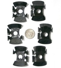 6 pc TYCO HO Slot Car Black Pontiac Grand Prix  Chevy Lumina WINDSHIELDS Unused