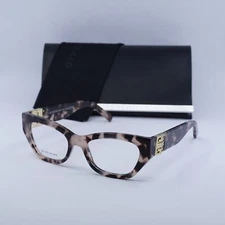 Givenchy GV50059I 055 Colored Havana 52mm Eyeglasses New Authentic