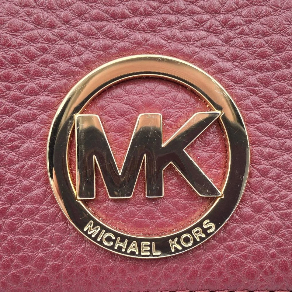 Cartera Michael Kors 32F2GFTE3L Fulton Carryall rojo oscuro/merlot/cuero fucsia Foto 2 de 4