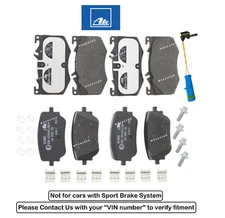 Front & Rear Brake Pad +Sensor OES for Mercedes GLA35 GLA45 GLB35 AMG Non Sport