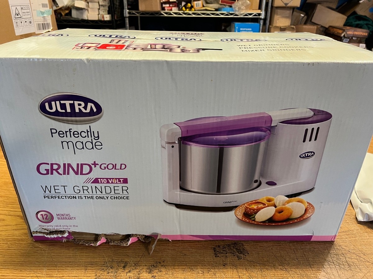 Dosa Batter Grinder 2-Liter Wet Grinder With Atta Kneader 110V