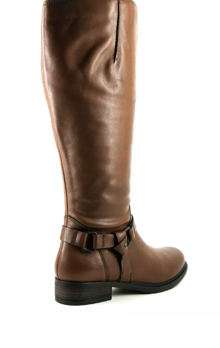 Clarks Mortimer Judy Womens UK Tan Brown Leather Long Boot 3 D Eu