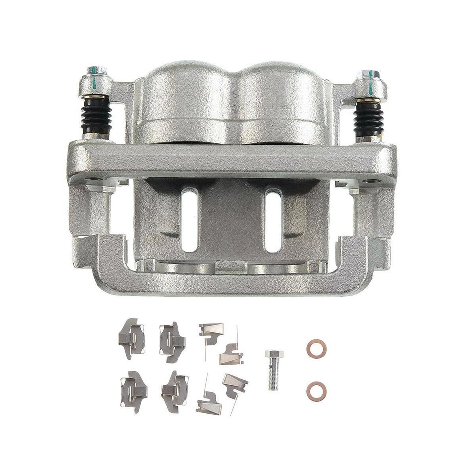 Par de pinzas de freno delanteras con soporte para Ford F-250 F-350 Super Duty 2005-2012 Foto 4 de 4