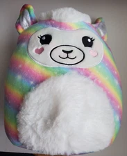 Bailey the Rainbow Striped Llama/Alpaca Squishmallows Stuffed Animal 8 in/20.3cm
