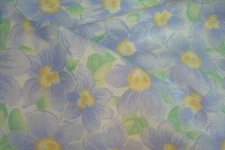 1 of 6 Yds Oakhurst Signature FABRIC Cotton Purple floral Quilt craft 45"w BTY