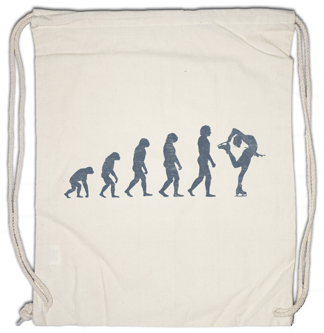 Bolso con cordón Evolution de patinaje artístico divertido patinador entrenador deportes deporte