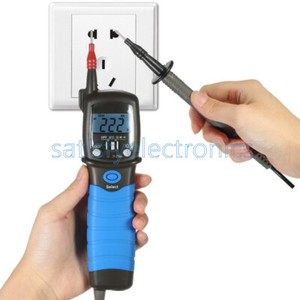 Stylo portable Multimètre numérique DC AC Essai de résistance à la diode du compteur de tension