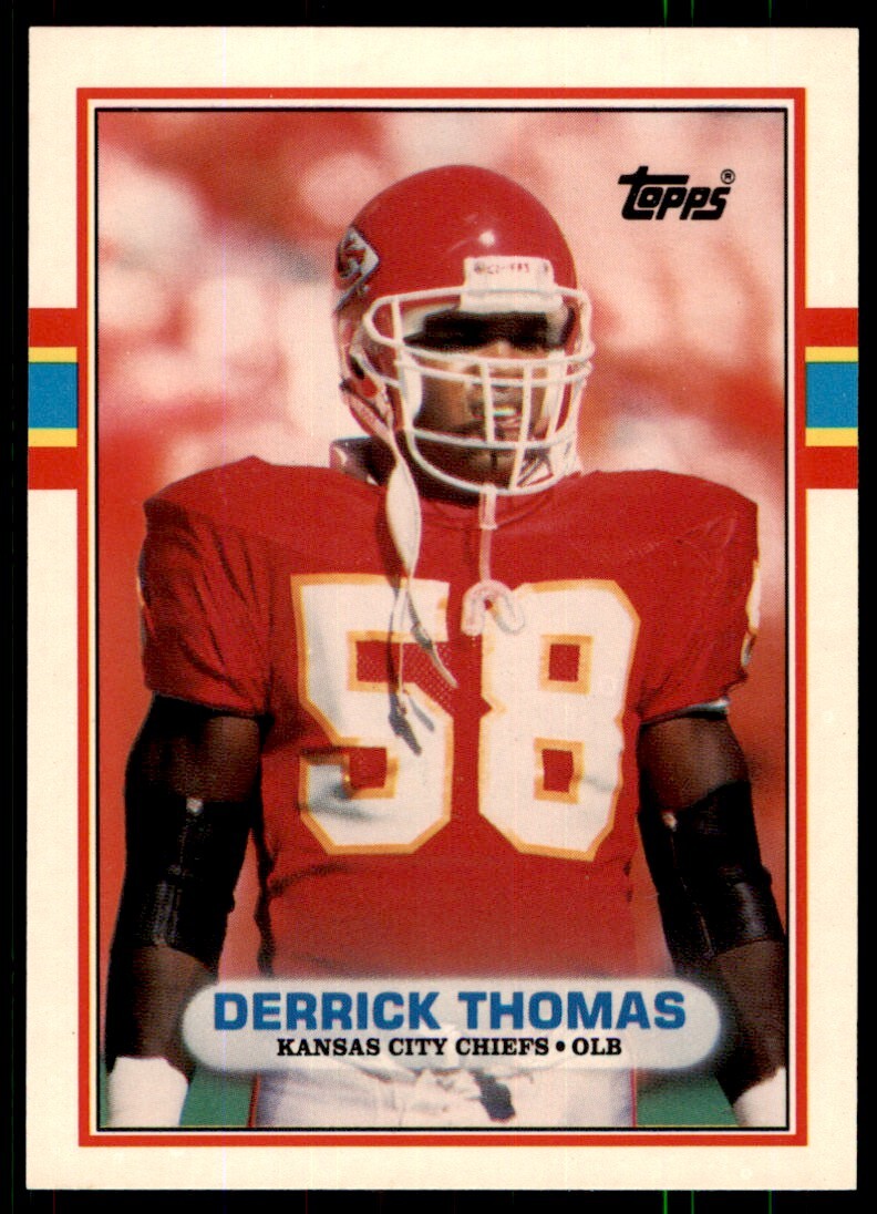 1989 Topps Traded Derrick Thomas RC Rookie Chiefs #90T *Noles2148*