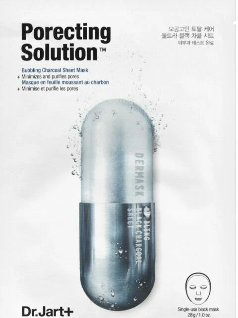 Dr. Jart + угольно-черная маска кожа маски