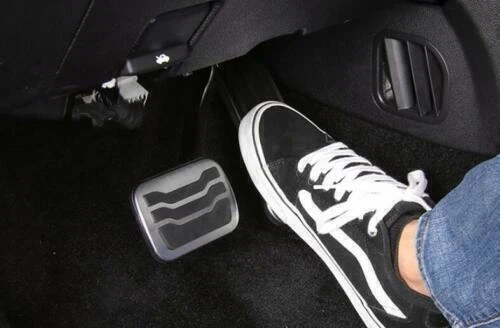 Cubierta de pedal acelerador de pedal de freno para Ford Explorer 2011-2019 aluminio plateado Foto 4 de 4